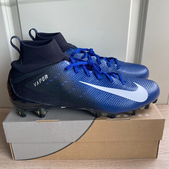 Nike Vapor Untouchable Pro 3 Royal Blue/ Black Football Cleats Men - SZ 15 - Picture 5 of 10